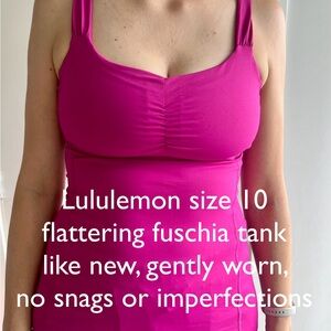 Rare swoop neck lululemon tank size 10